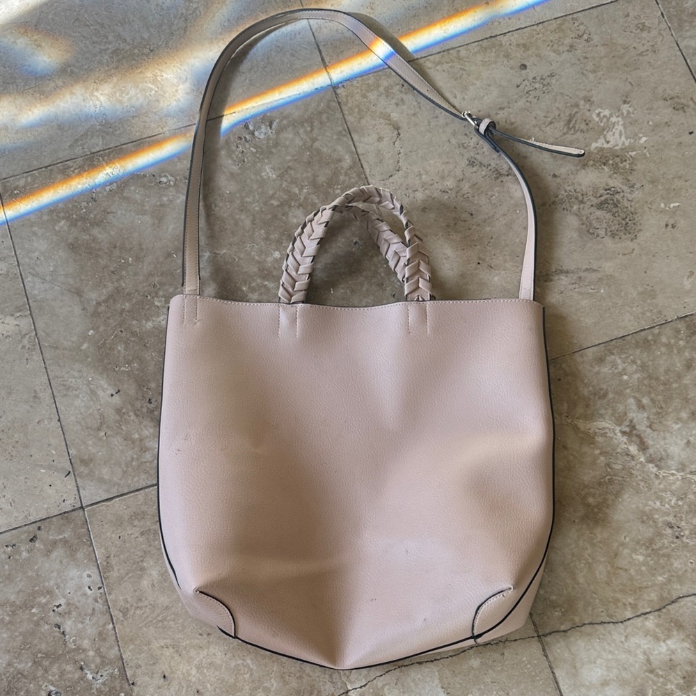 JULES KAE ladies large tote, good condition long adjustable strap short handles - Picture 6 of 16